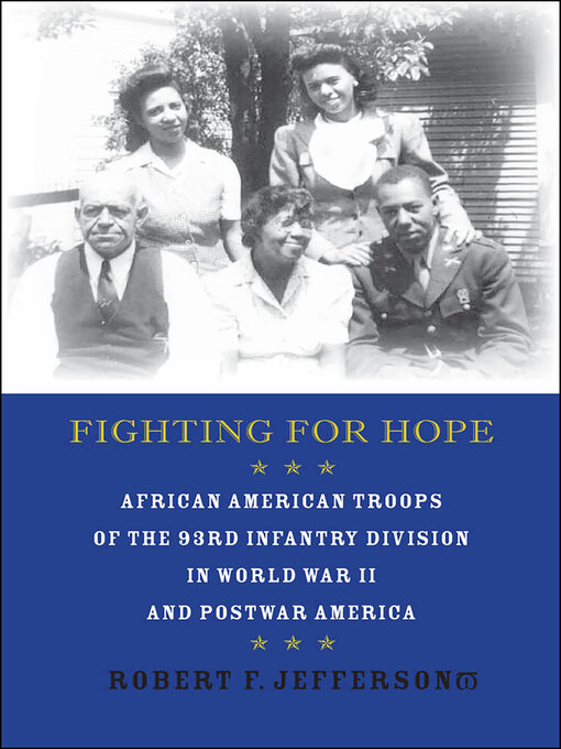 Title details for Fighting for Hope by Robert F. Jefferson - Available